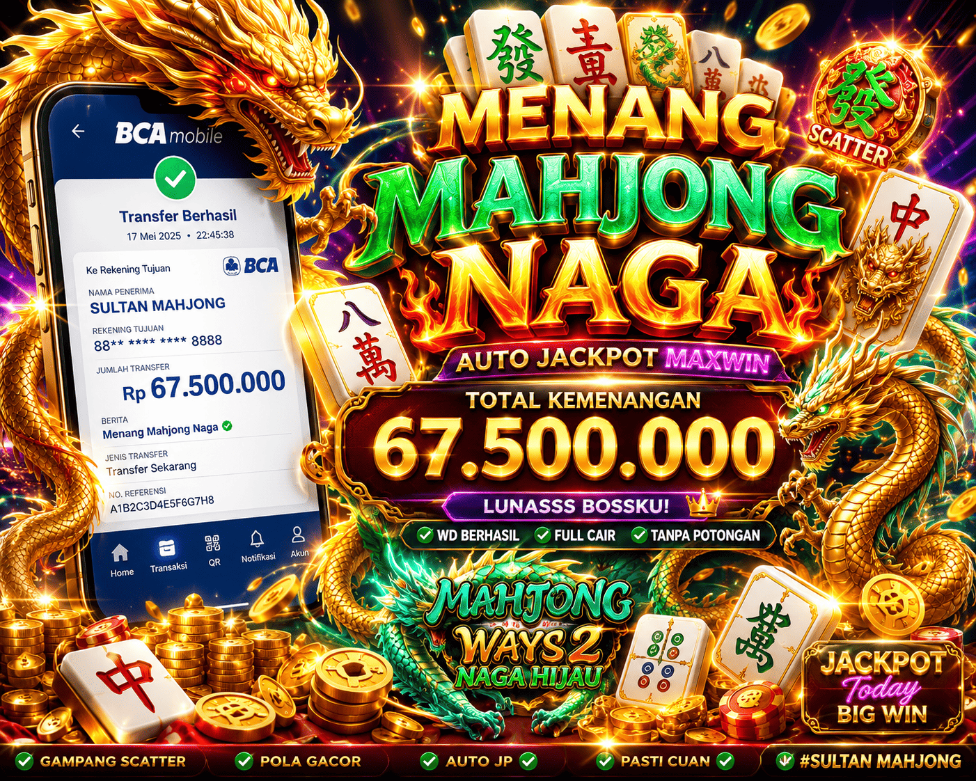 RTP Mahjong Ways 2 dan Faktor yang Perlu Dipahami Pemain